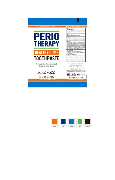 Periotherapy Healthy Gums Toothpaste (Per Tb 00175r1 Tube Paste Periotherapy 3.5oz.2018.12.01)